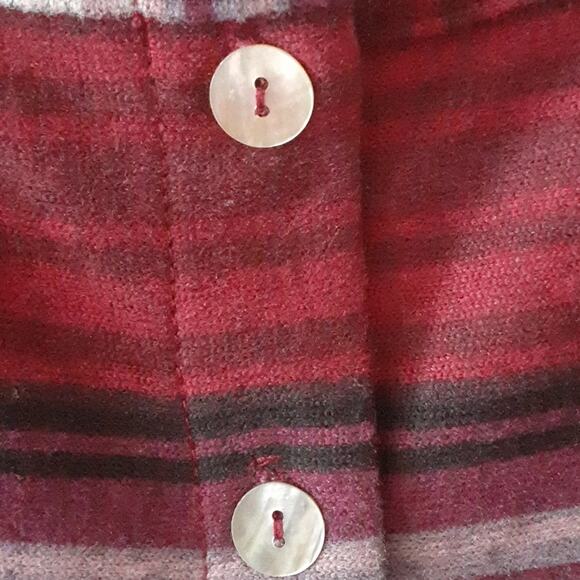 Paolino Soft Striped Boho dress large - Picture 4 of 8